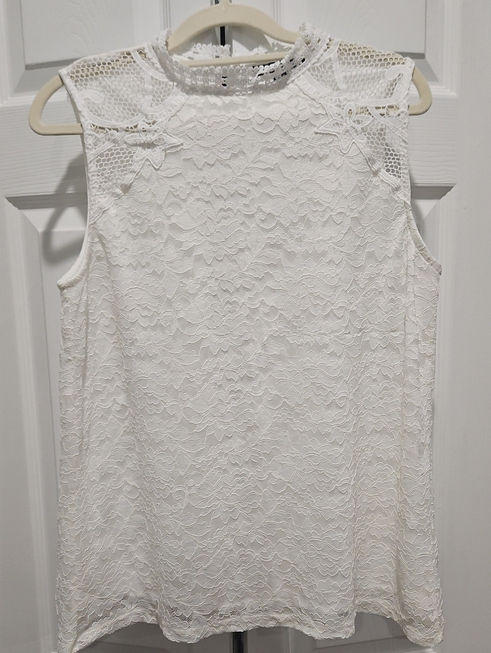 Women's White Lace Blouse